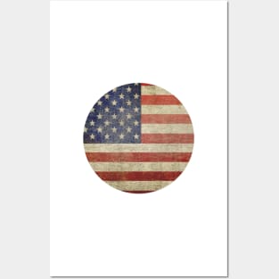 Old USA Flag Posters and Art